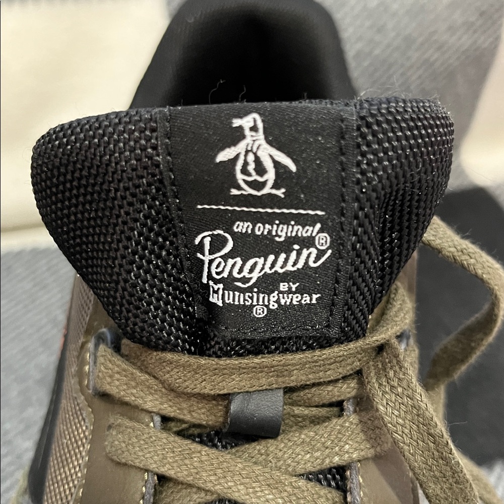 Original Penguin Munsingwear Aiden Olive Casual Lace-Up Sneaker Sz 11 - Picture 9 of 11